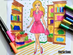 Barbie Coloring Pages Header