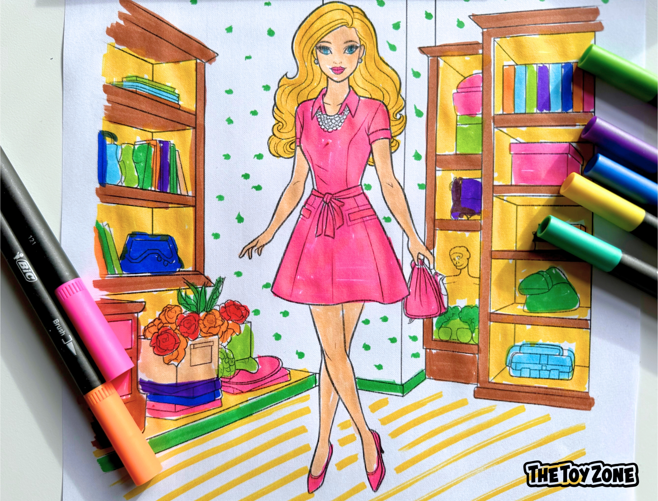 Barbie Coloring Pages Header