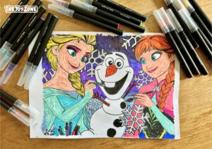 Header Elsa Frozen Coloring Pages