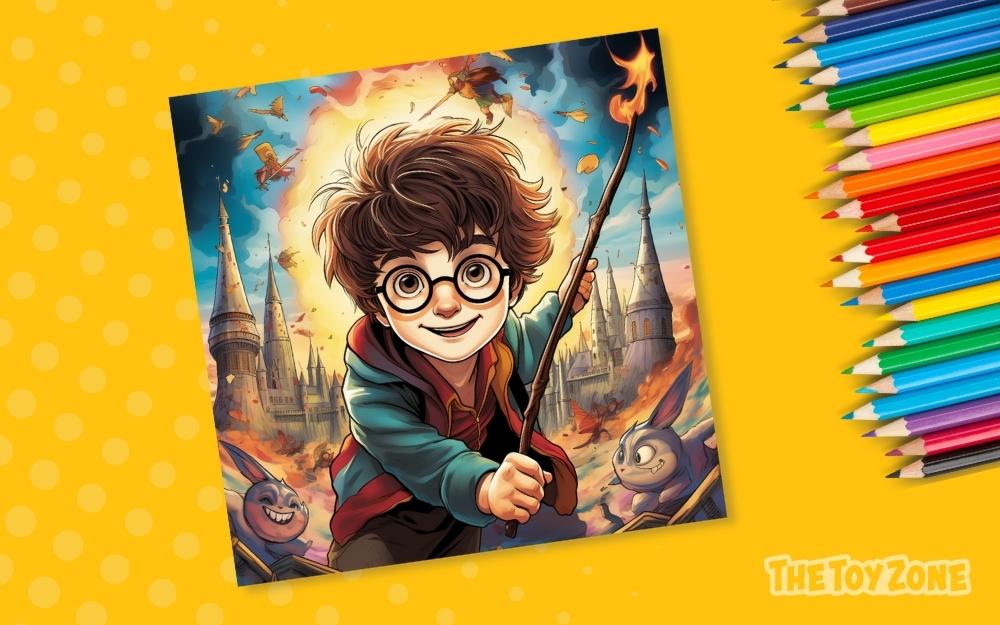 Header Harry Potter Coloring Pages