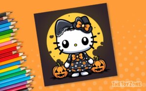 Header Hello Kitty Coloring Pages