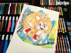 Header Sonic Coloring Pages