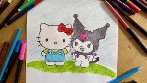 Kuromi coloring pages Featured Header