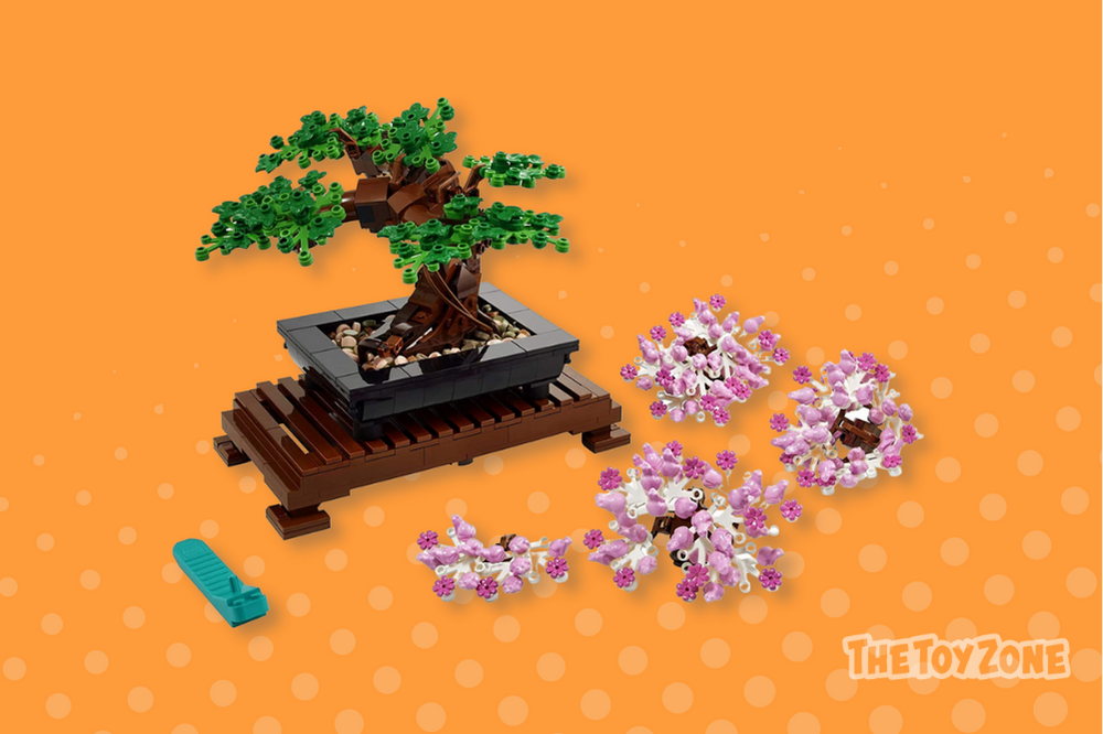 10 LEGO 10281 Icons Bonsai Tree Set