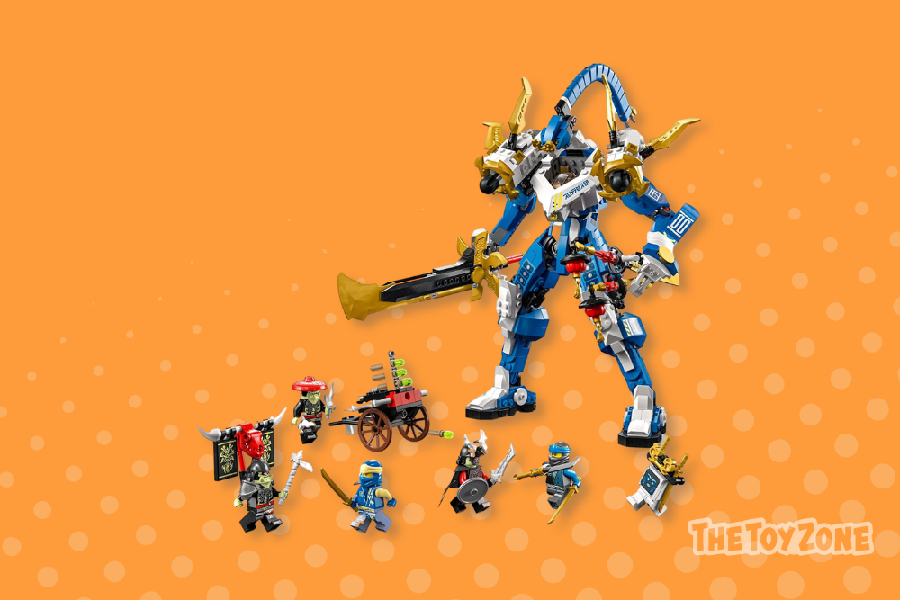 10 LEGO NINJAGO Jay’s Titan Mech