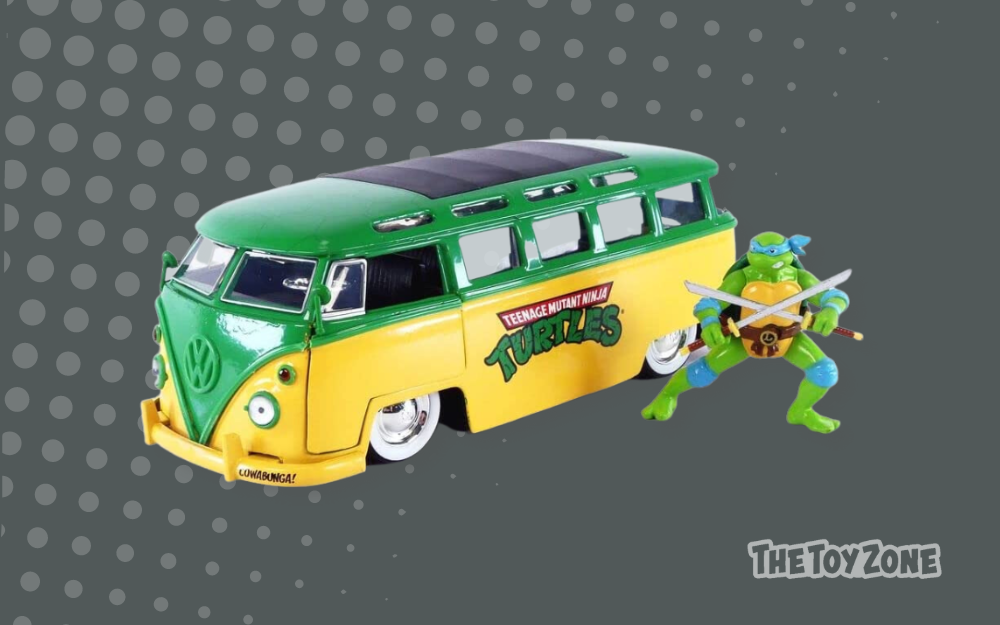 12 1962 VW Bus with TMNT Leo