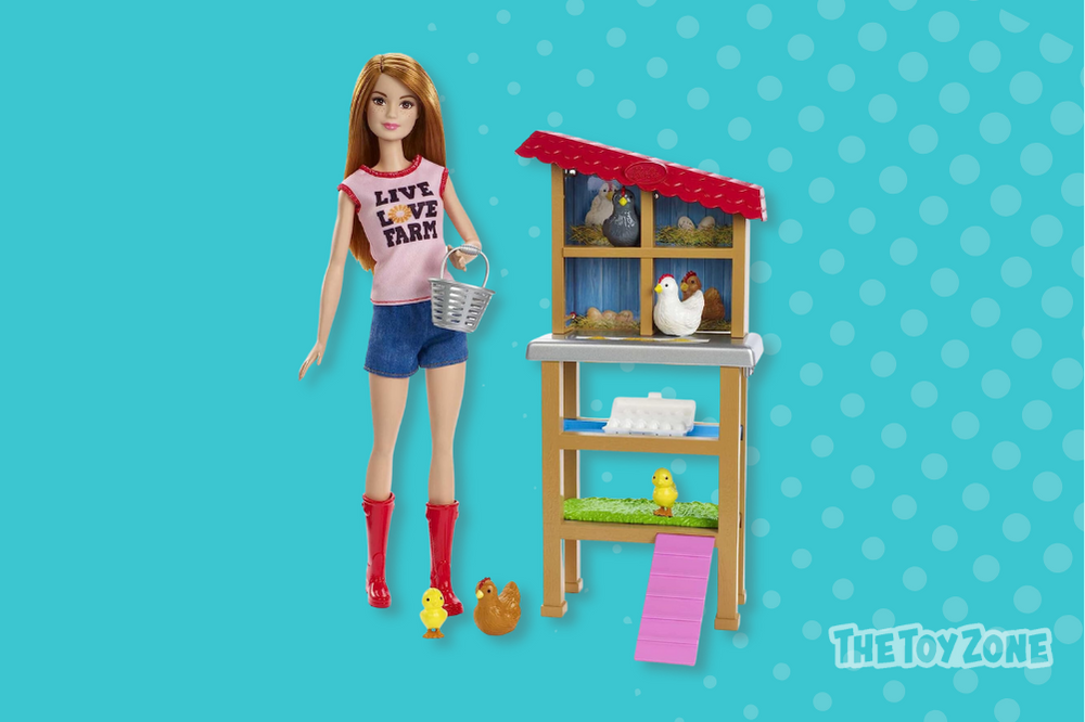 13 Barbie Chicken Farmer Doll 13 Barbie Chicken Farmer Doll