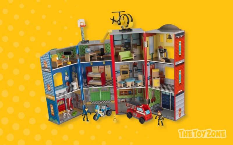 13 KidKraft Everyday Heroes Wooden Playset
