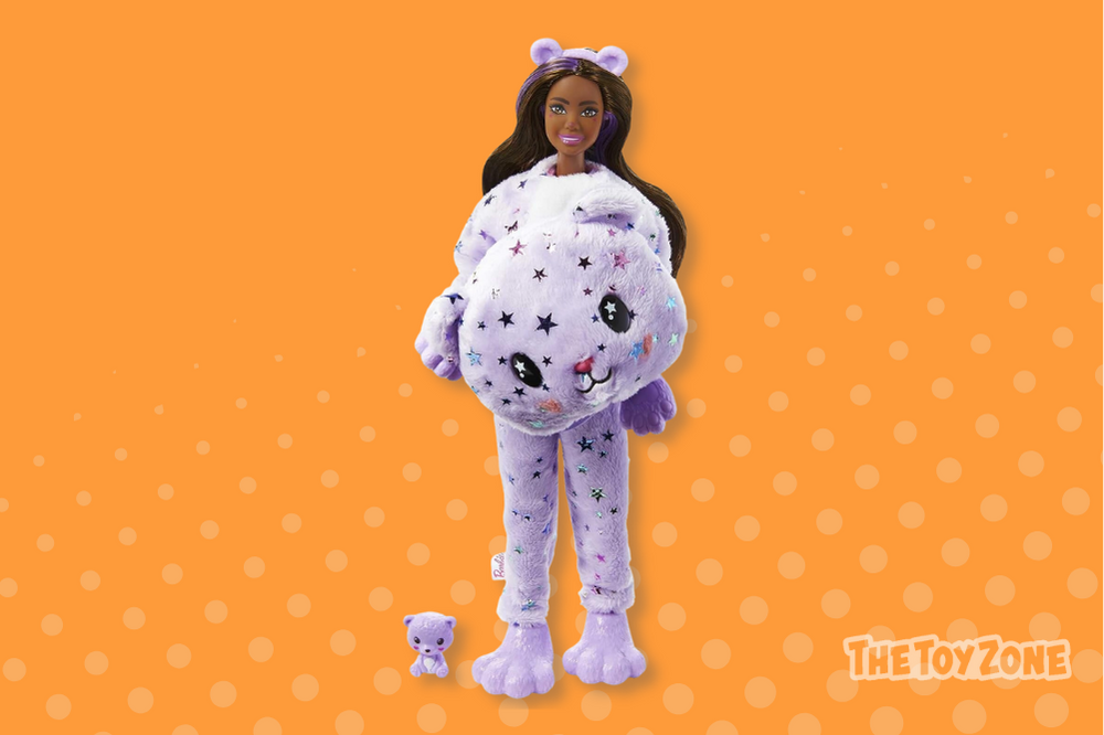 14 Barbie Cutie Reveal Doll Teddy Bear Plush Costume