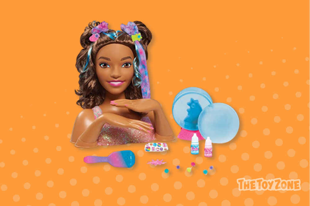 14 Barbie Tie Dye Deluxe 21 Piece Styling Head 14 Barbie Tie Dye Deluxe 21 Piece Styling Head
