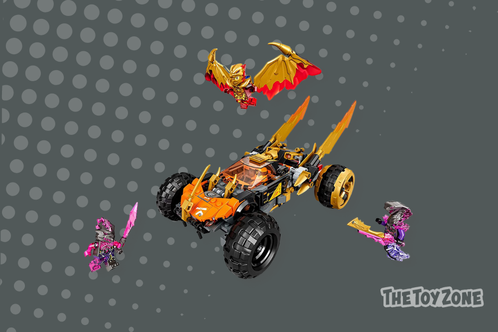 16 LEGO NINJAGO Cole’s Dragon Cruiser Car