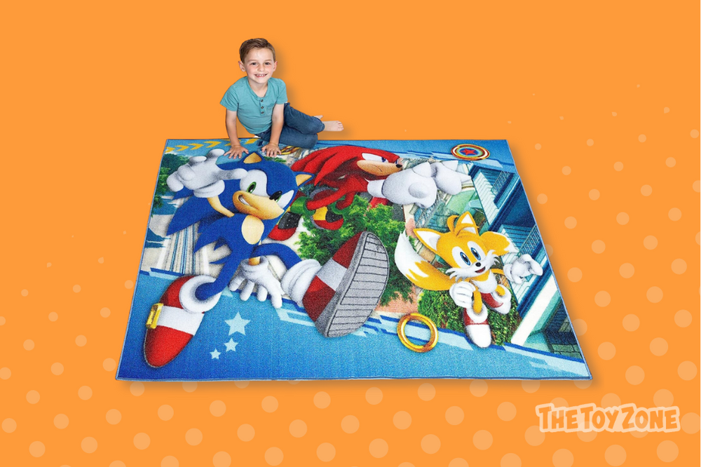 17 Franco Kids Sonic Non Slip Area Rug 69 in x 52 in