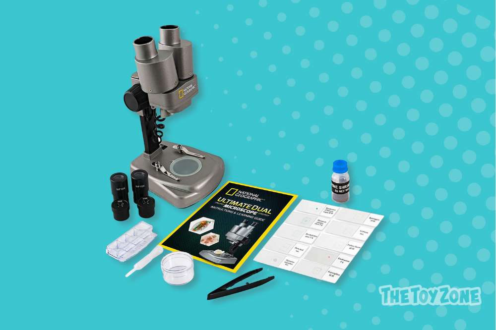 17 NATIONAL GEOGRAPHIC Dual LED Student Microscope