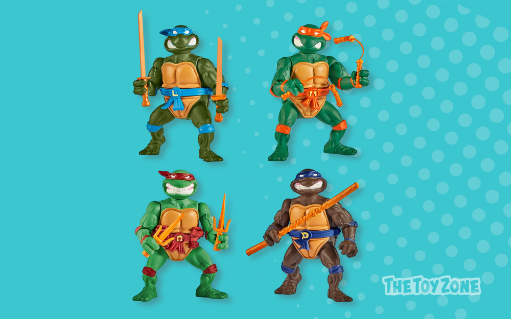 1 Teenage Mutant Ninja Turtles 4 Pack Action Figure Bundle