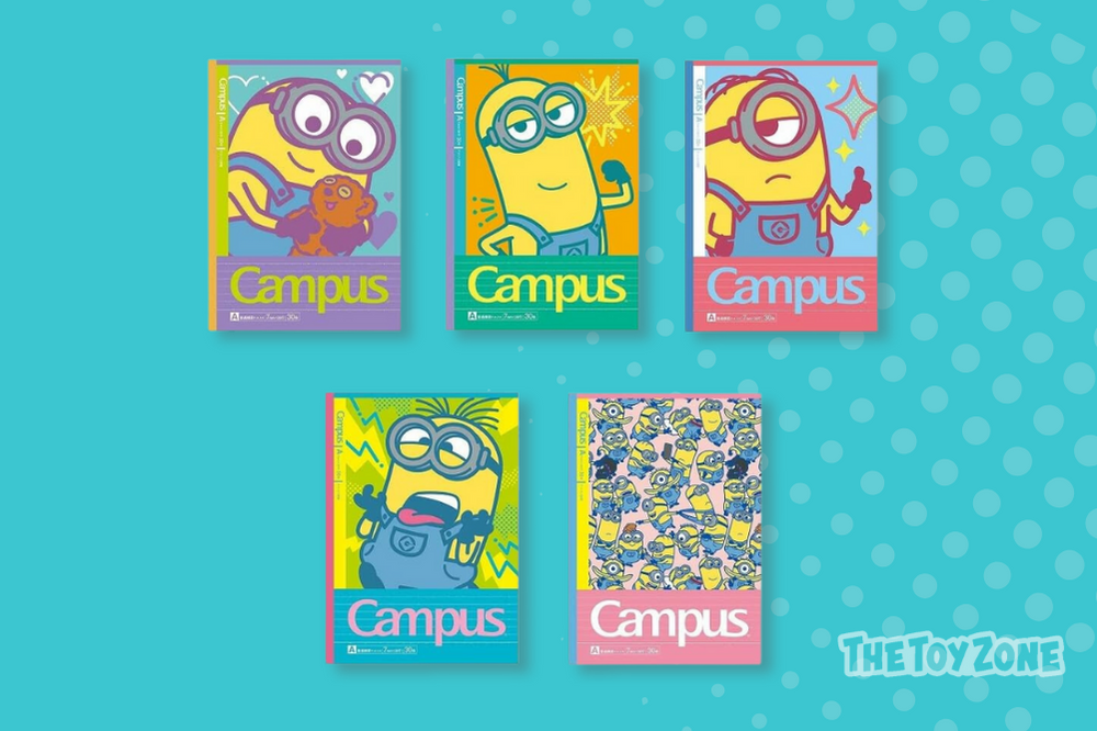 20 Showa Note Minions Campus Notebook (Pack of 5)