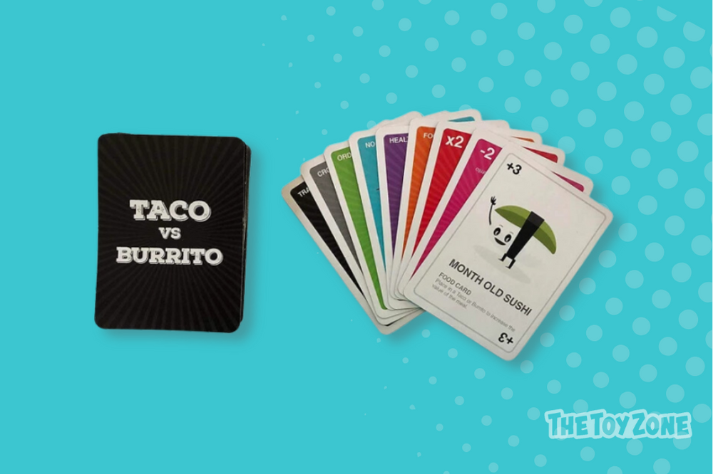 21 Taco vs Burrito Card Game