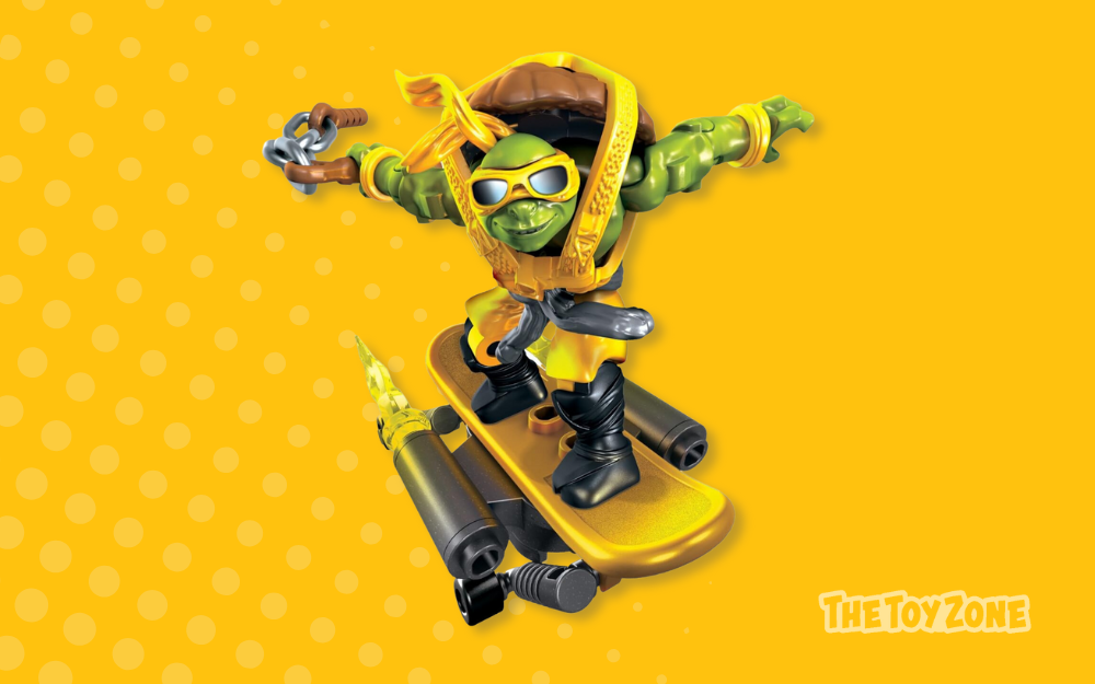 23 Mega Bloks TMNT Mikey Turbo Board