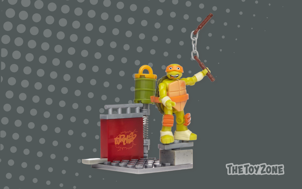 24 Mega Bloks TMNT Mikey Nunchuk Training Pack
