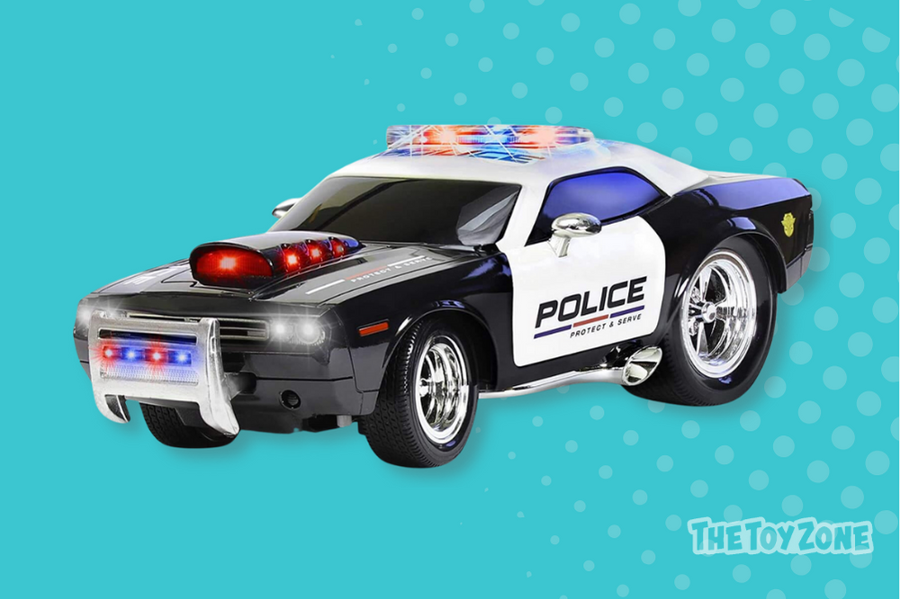 25 KidiRace Remote Control Police Car