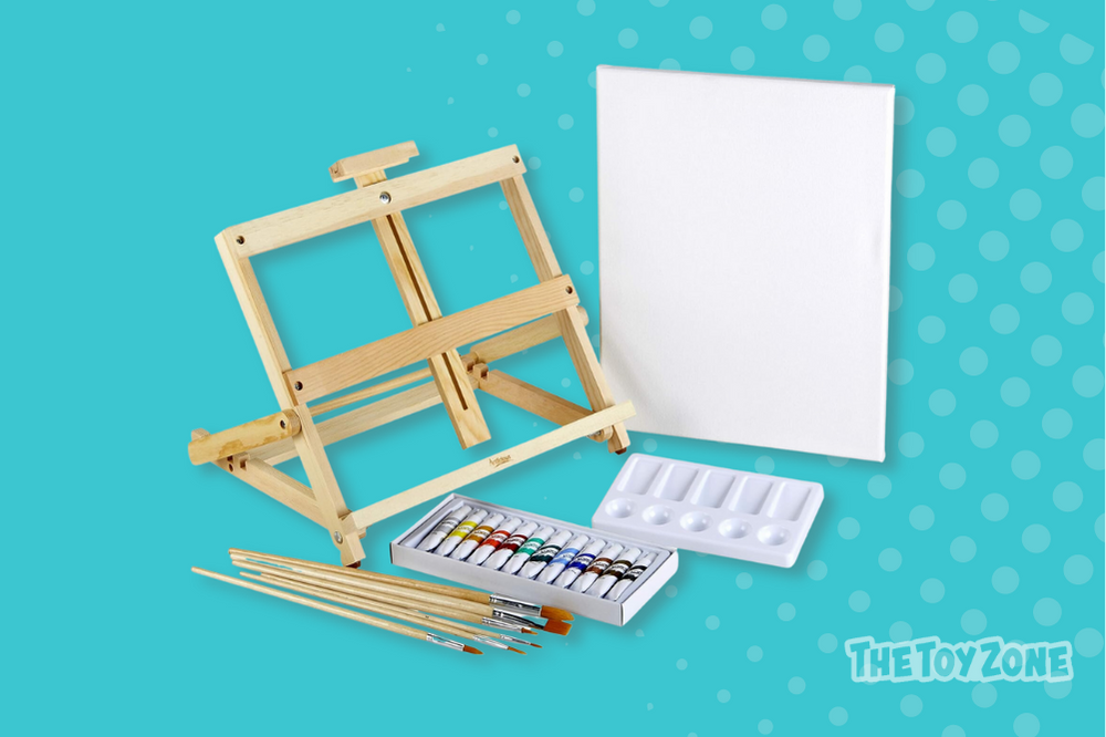 29 Artlicious 21 Piece Complete Easel Set 29 Artlicious 21 Piece Complete Easel Set