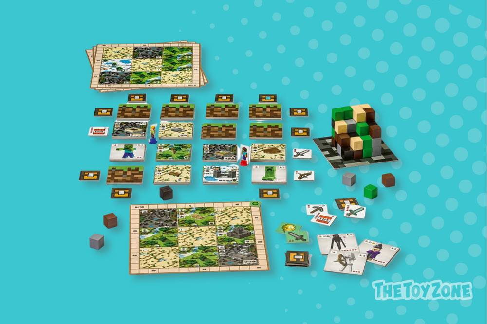 29 Ravensburger Minecraft Builders Biomes Strategy Board Game
