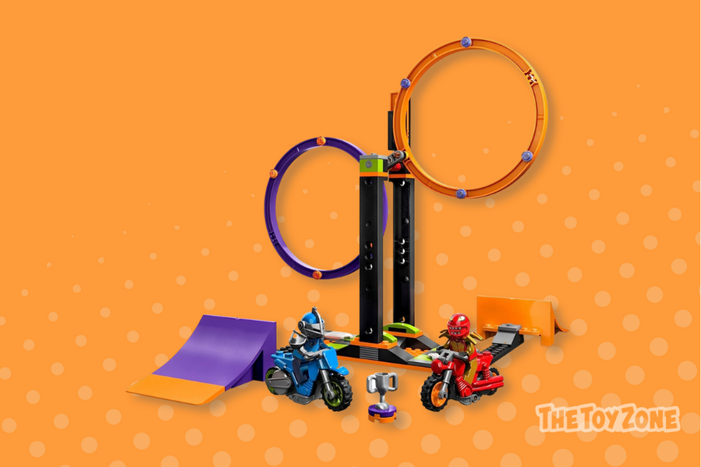 2 LEGO City Stuntz Spinning Stunt Challenge