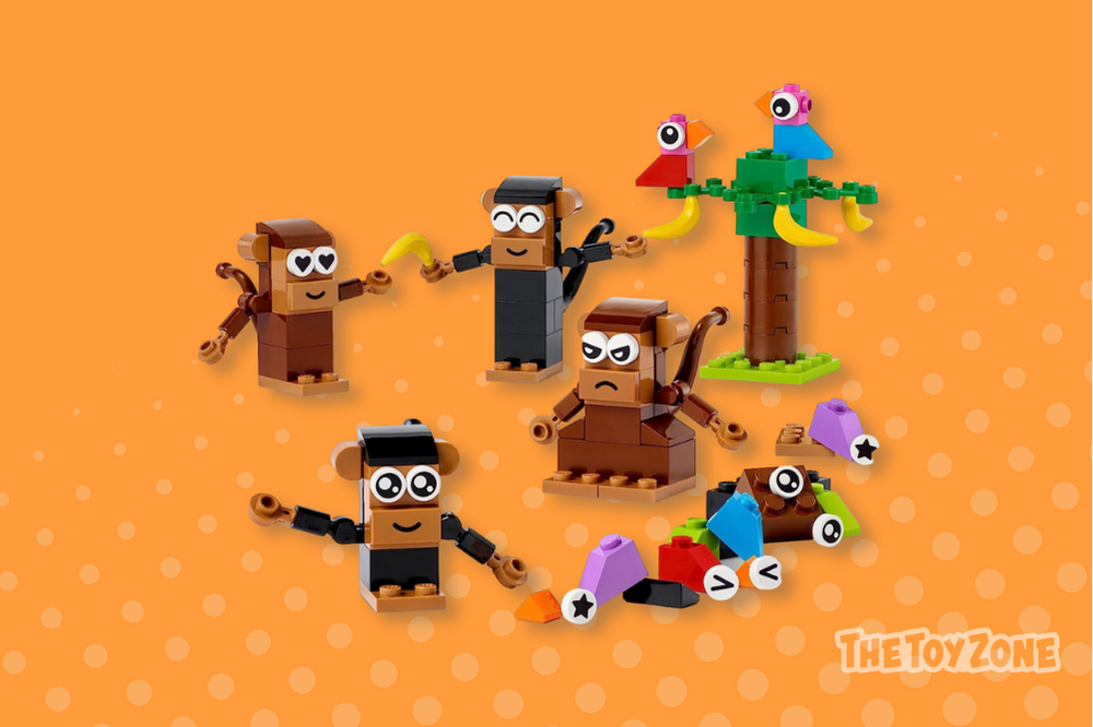 2 LEGO Classic Creative Monkey Fun 11031