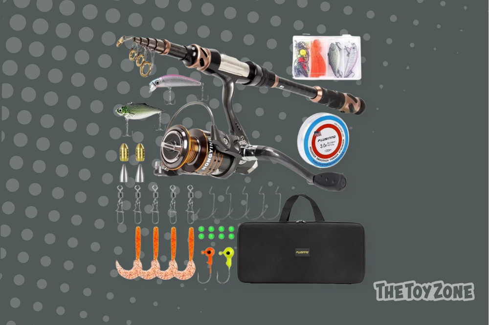 36 PLUSINNO Fishing Rod and Reel Combo 36 PLUSINNO Fishing Rod and Reel Combo