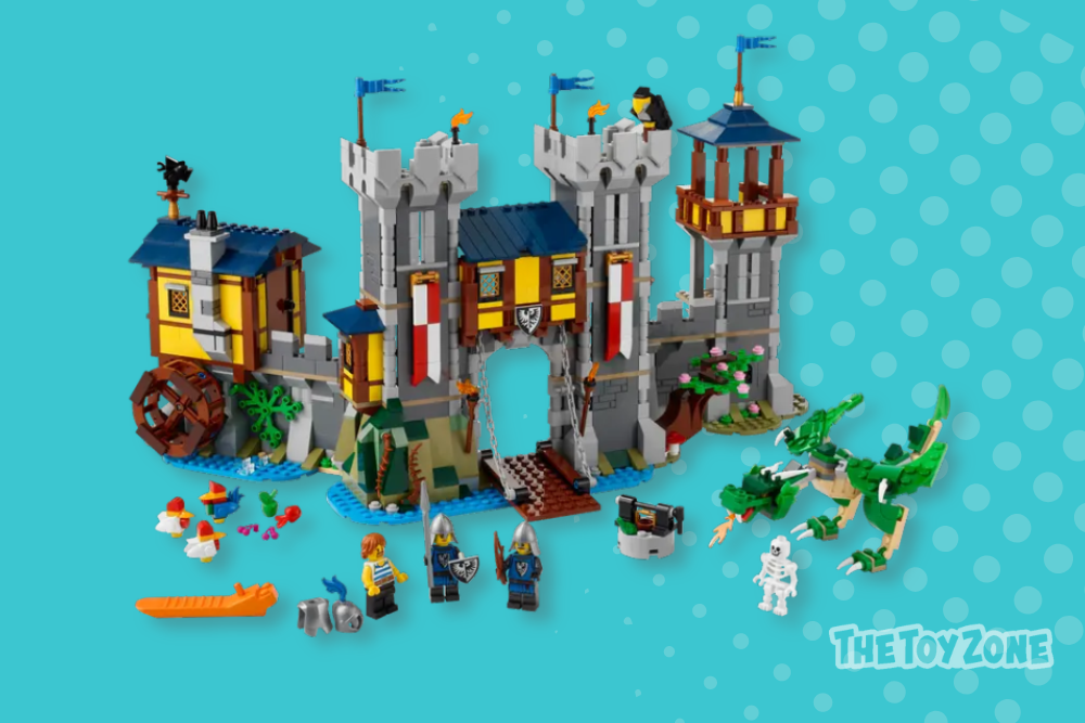 37 LEGO Creator 3in1 Medieval Castle Toy to Tower or Marketplace 31120