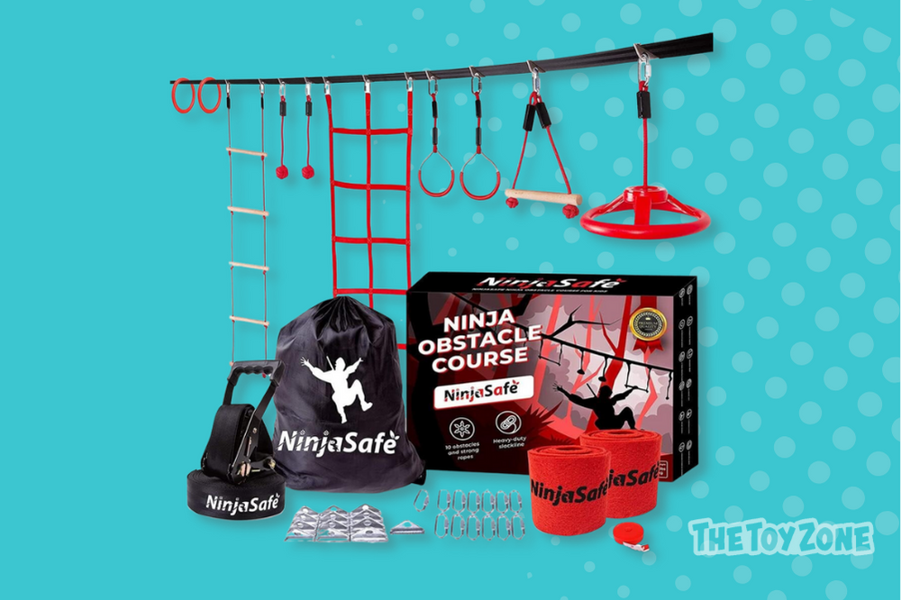 37 Ninja Obstacle Course for Kids Backyard