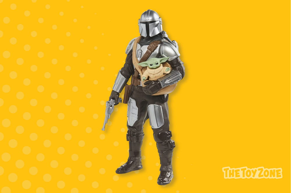 3 STAR WARS Galactic Action The Mandalorian Grogu