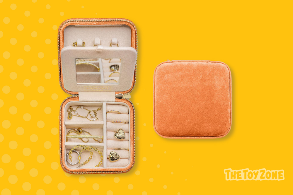 42 Benevolence LA Plush Velvet Travel Jewelry Box Organizer 42 Benevolence LA Plush Velvet Travel Jewelry Box Organizer