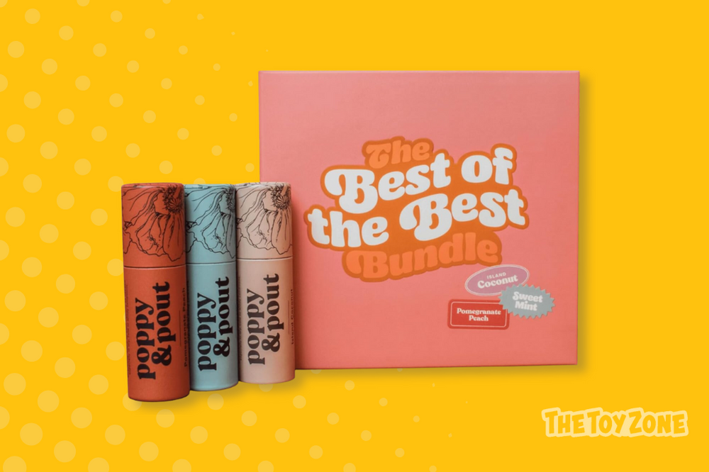 47 Poppy Pout 100 Natural Lip Balm 3pk in Gift Box 47 Poppy Pout 100 Natural Lip Balm 3pk in Gift Box