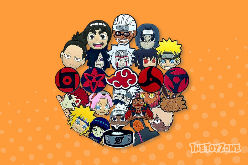 49 Naruto 25 Piece Shoes Charms