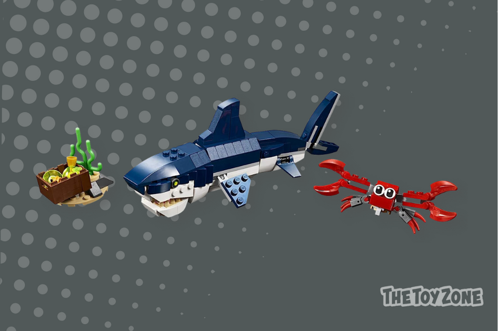 4 LEGO Creator 3in1 Deep Sea Creatures 31088