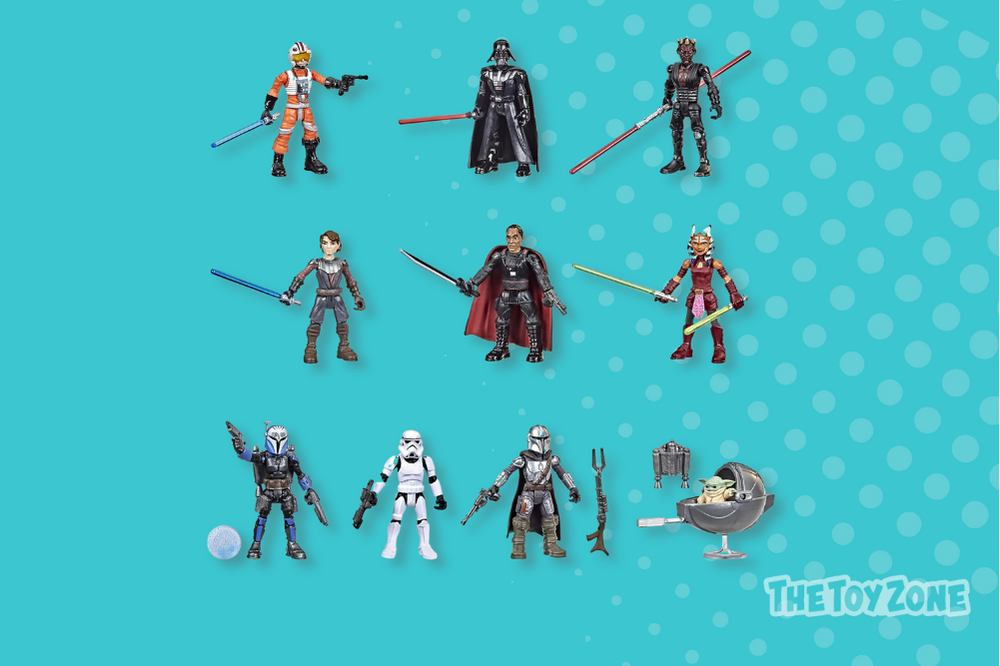 4 STAR WARS Toys Mission Fleet Action Figure 10 Pack