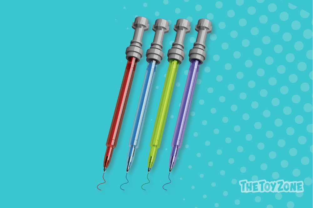 53 IQ LEGO Star Wars Lightsaber Gel Pen Set