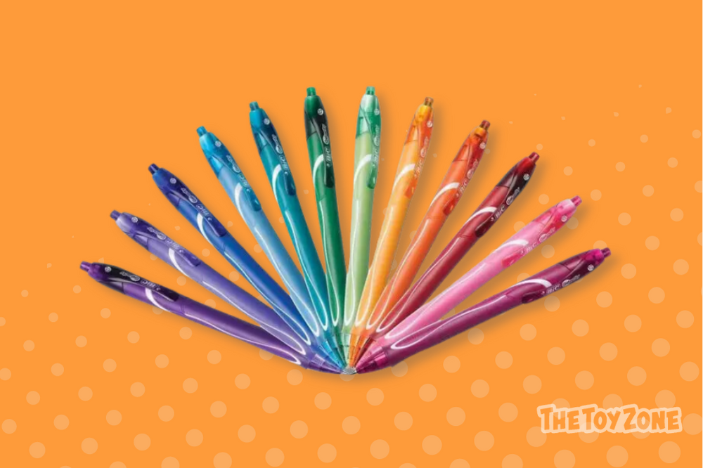 54 BIC Gel ocity Quick Dry Assorted Colors Gel Pens
