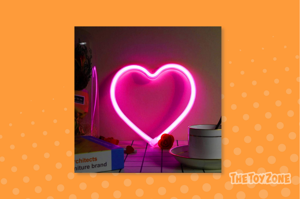 58 EXF Pink Heart Neon Sign 58 EXF Pink Heart Neon Sign