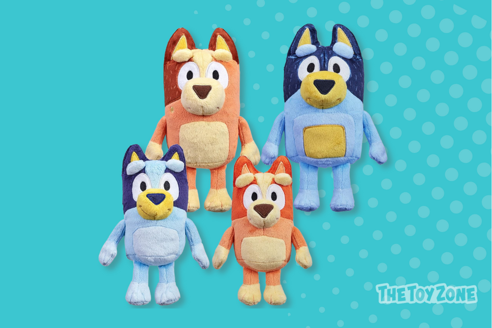 5 Bluey Heeler Family Plush Set 4