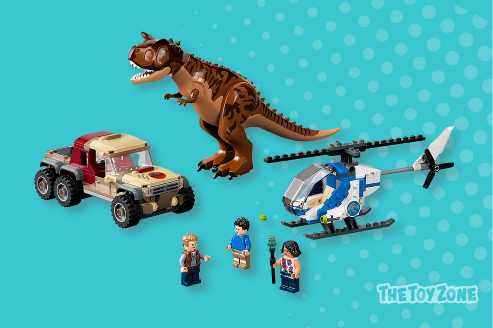 5 LEGO Jurassic World Carnotaurus Dinosaur Chase 76941