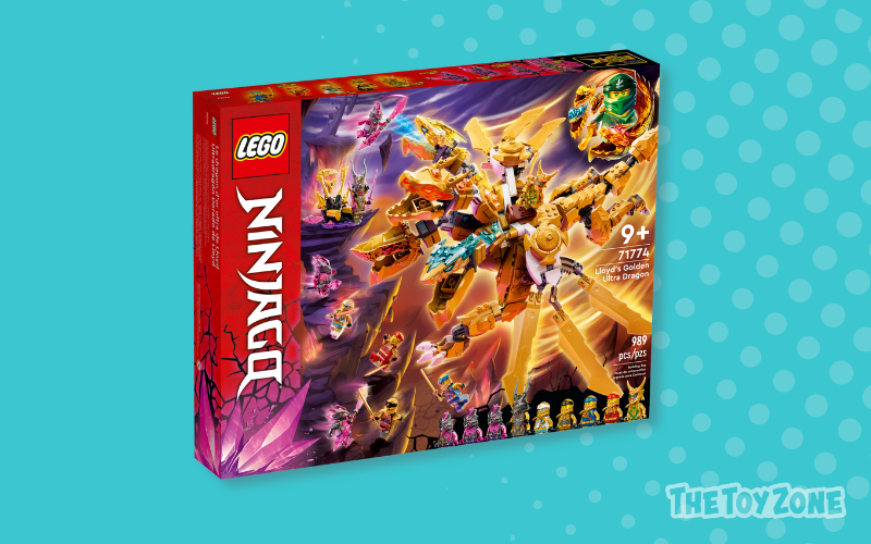 5 LEGO Ninjago Lloyd’s Golden Ultra Dragon 71774