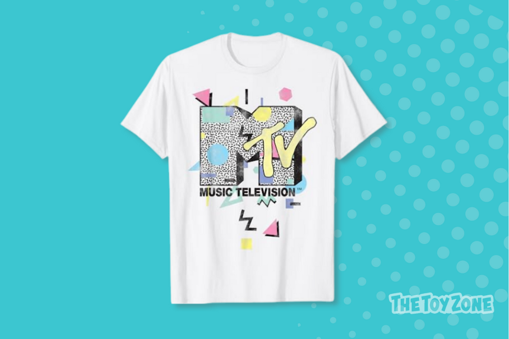 61 MTV Retro Logo Graphic T Shirt 61 MTV Retro Logo Graphic T Shirt