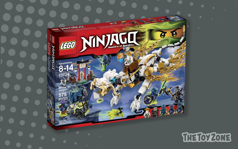 6 LEGO Ninjago Master Wu Dragon 70734