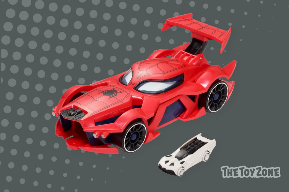 8 Hot Wheels Marvel Spider Man Web Car Launcher