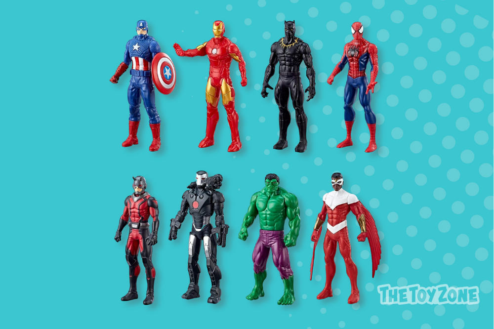 9 Marvel Avengers Action Figures