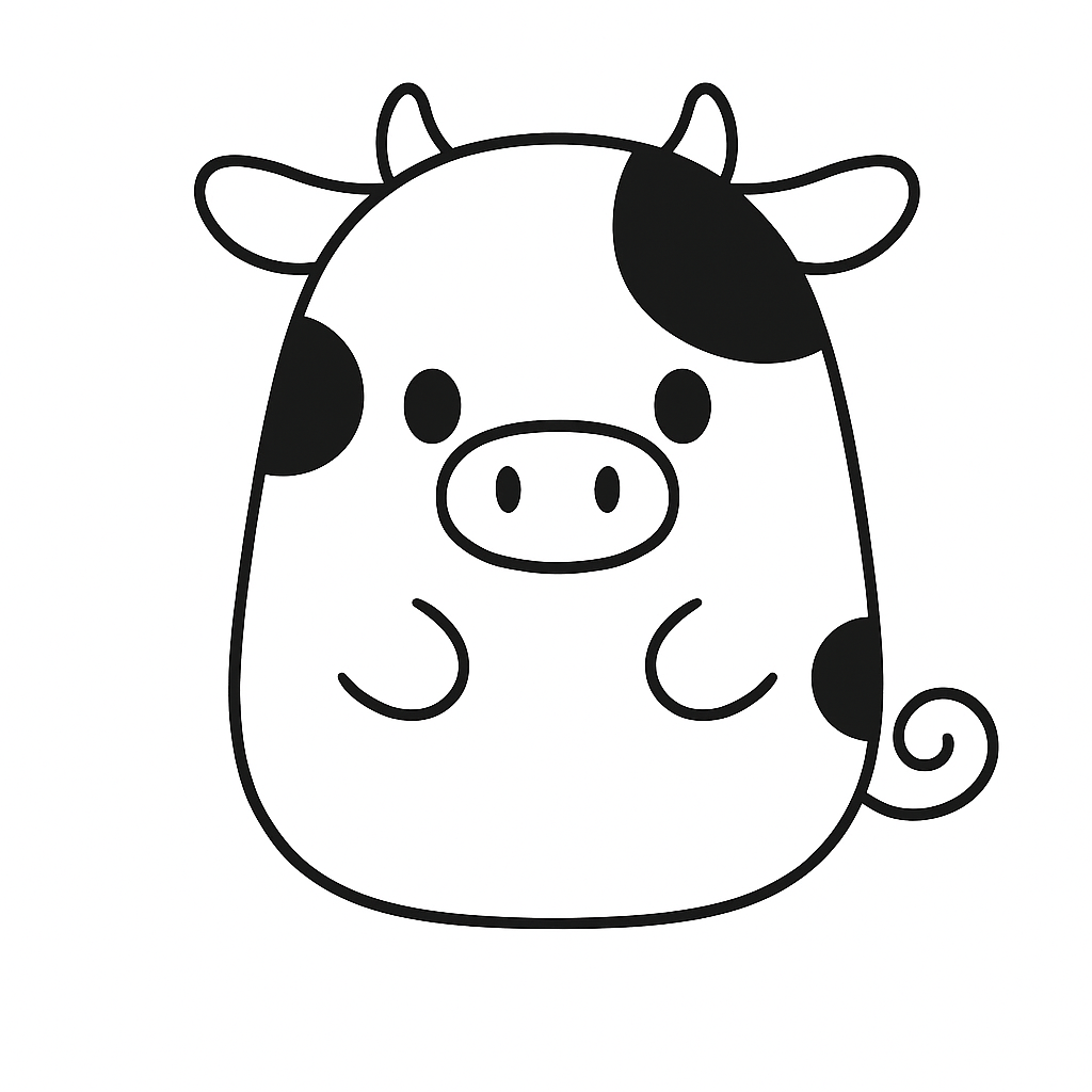 Cow squishmallow