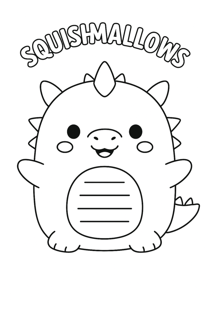 Godzilla squishmallow