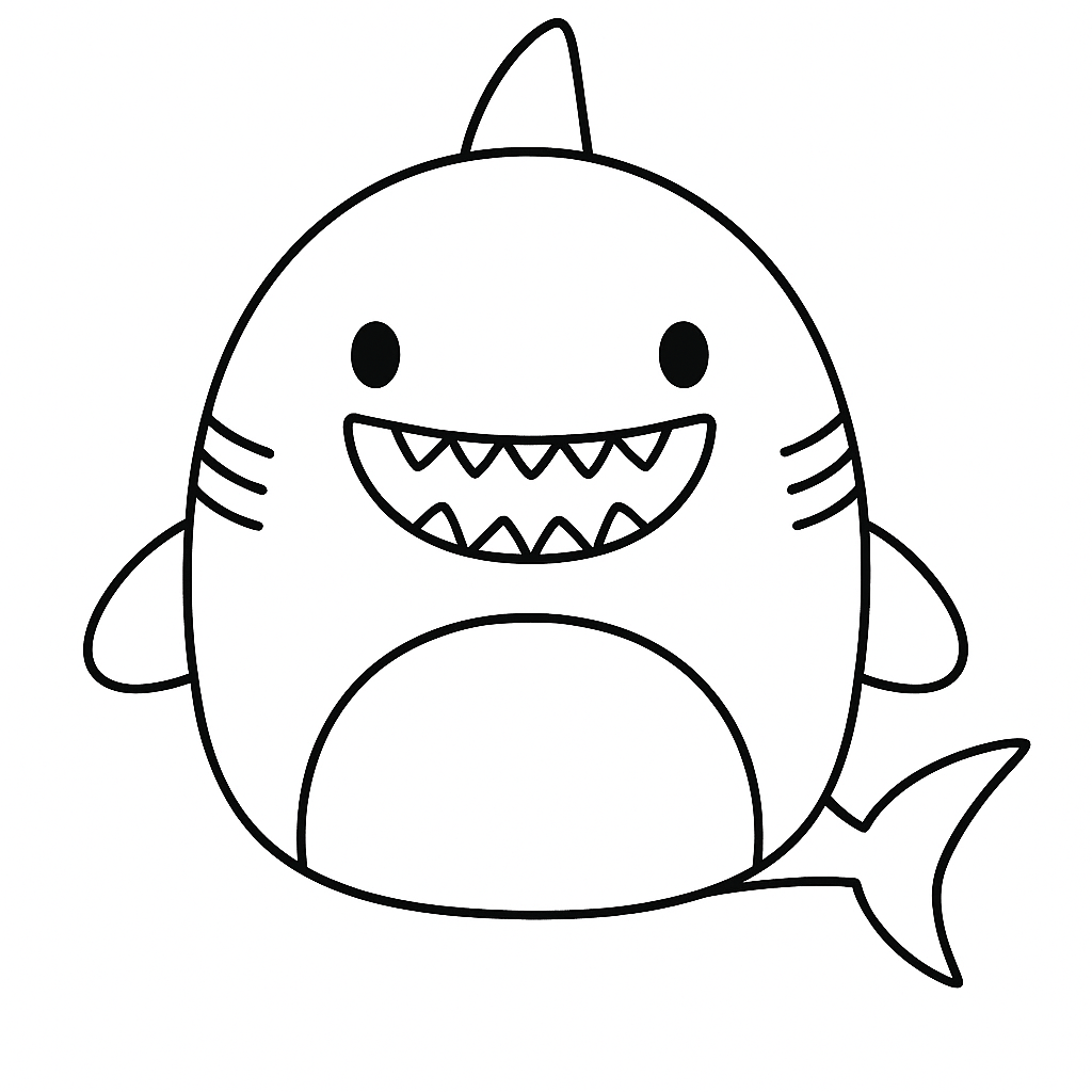 Shark squishmallow